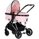 Carucior Chipolino Aura 3 in 1 pink marshmallow