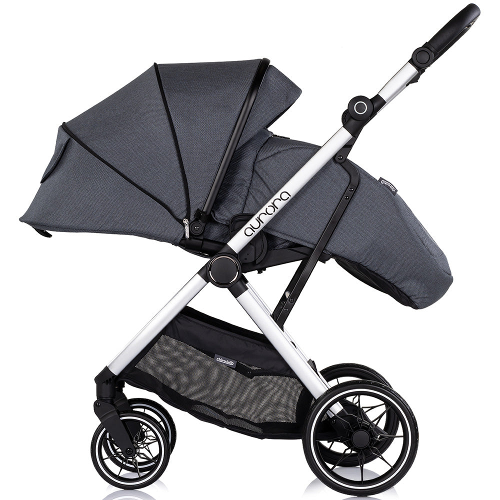 Carucior Chipolino Aurora 3 in 1 charcoal