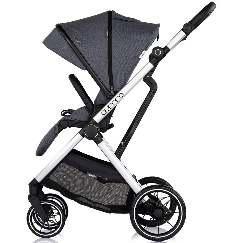 Carucior Chipolino Aurora 3 in 1 charcoal