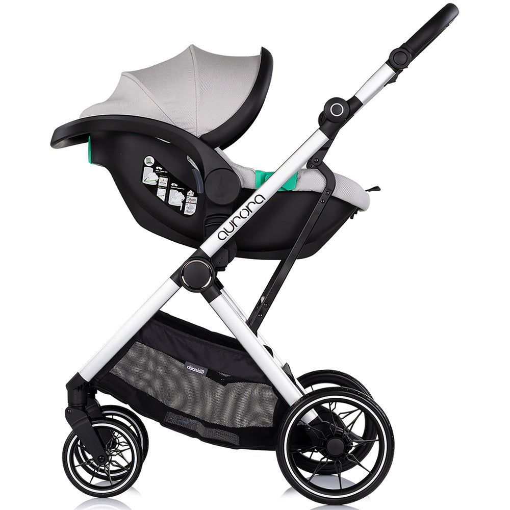 Carucior Chipolino Aurora 3 in 1 platinum