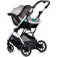 Carucior Chipolino Aurora 3 in 1 platinum