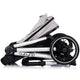 Carucior Chipolino Aurora 3 in 1 platinum