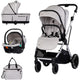 Carucior Chipolino Aurora 3 in 1 platinum