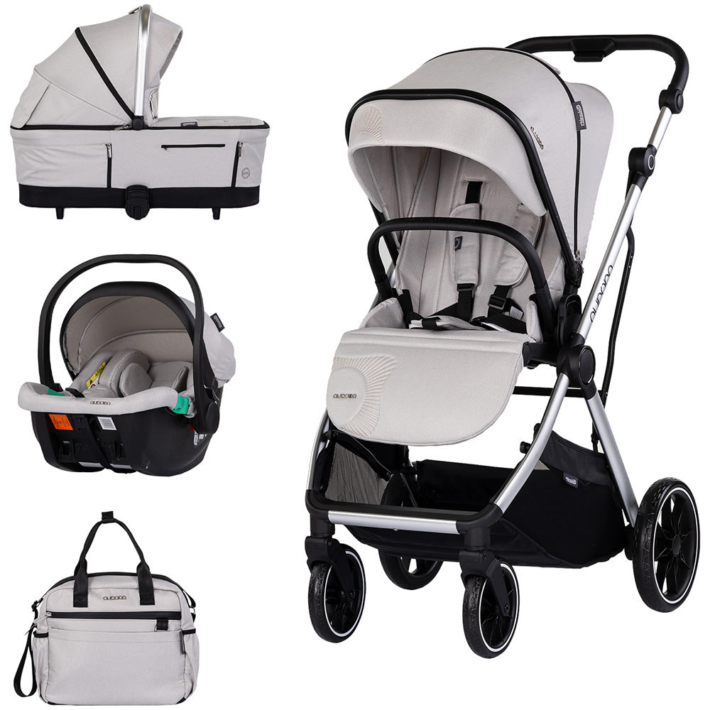 Carucior Chipolino Aurora 3 in 1 platinum