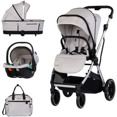 Carucior Chipolino Aurora 3 in 1 platinum