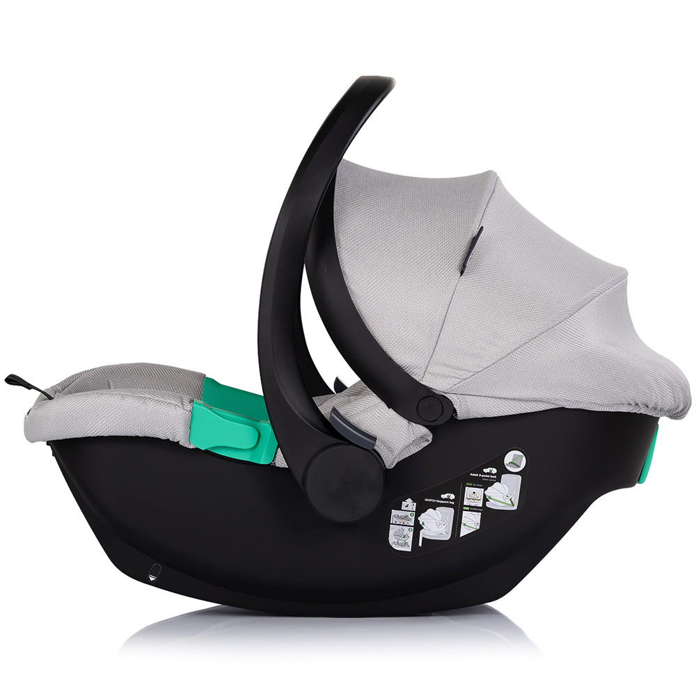 Carucior Chipolino Aurora 3 in 1 platinum