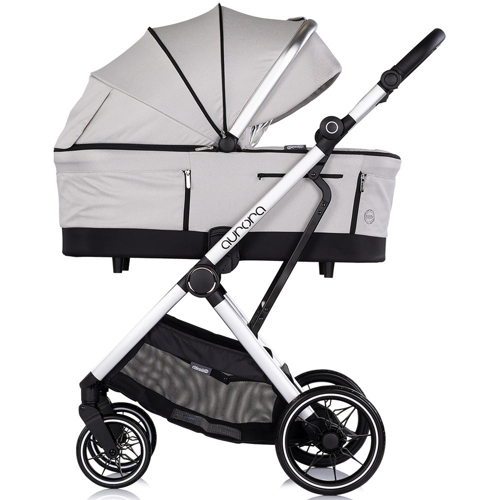 Carucior Chipolino Aurora 3 in 1 platinum