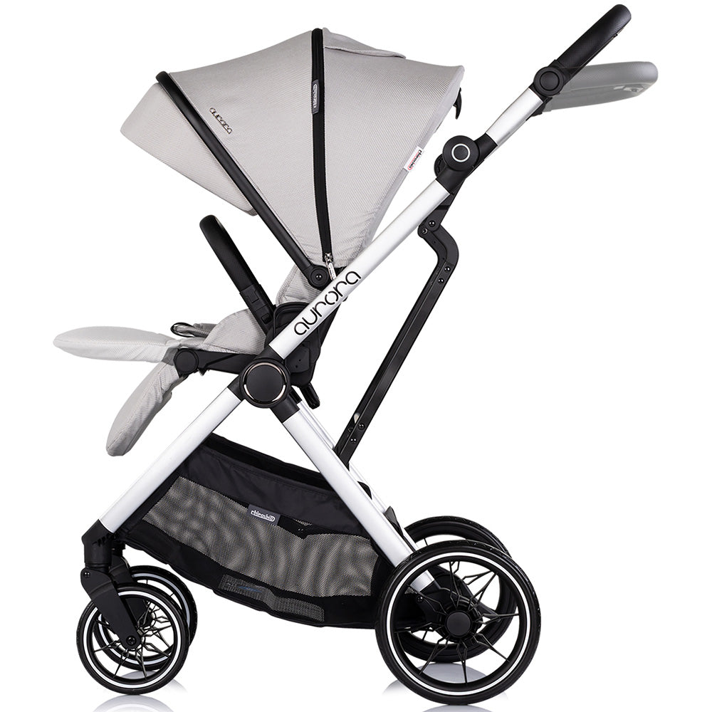 Carucior Chipolino Aurora 3 in 1 platinum