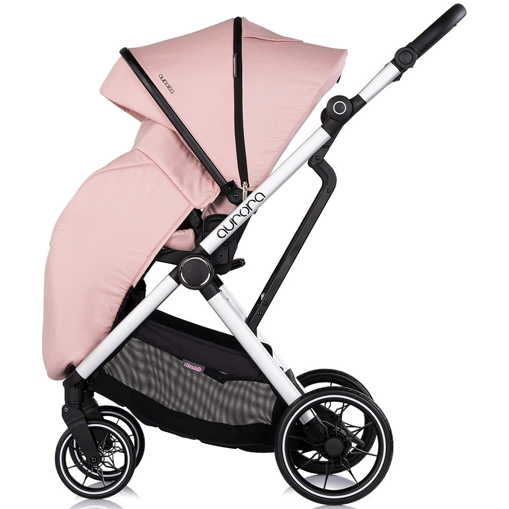 Carucior Chipolino Aurora 3 in 1 powder pink