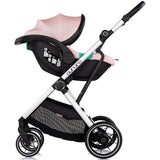 Carucior Chipolino Aurora 3 in 1 powder pink