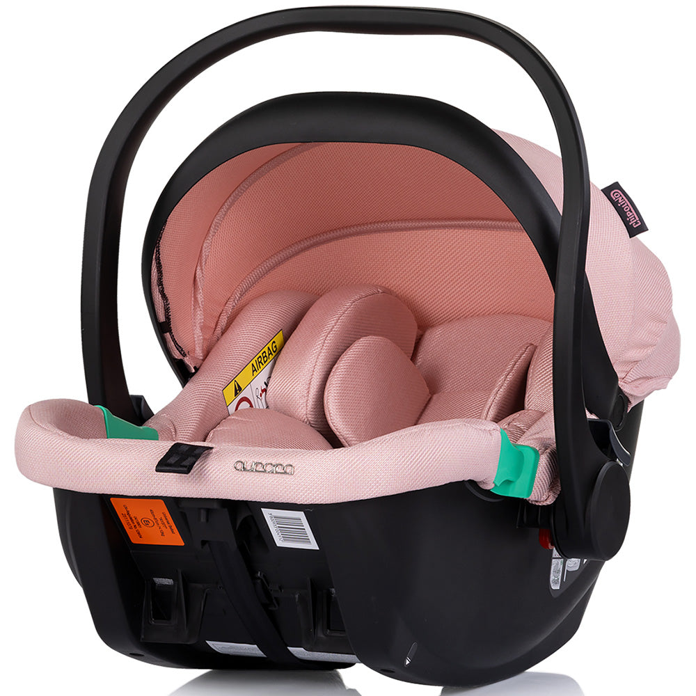 Carucior Chipolino Aurora 3 in 1 powder pink