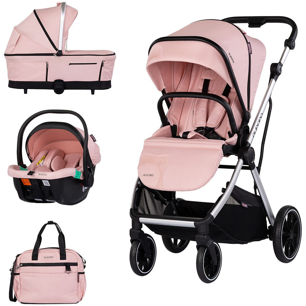 Carucior Chipolino Aurora 3 in 1 powder pink