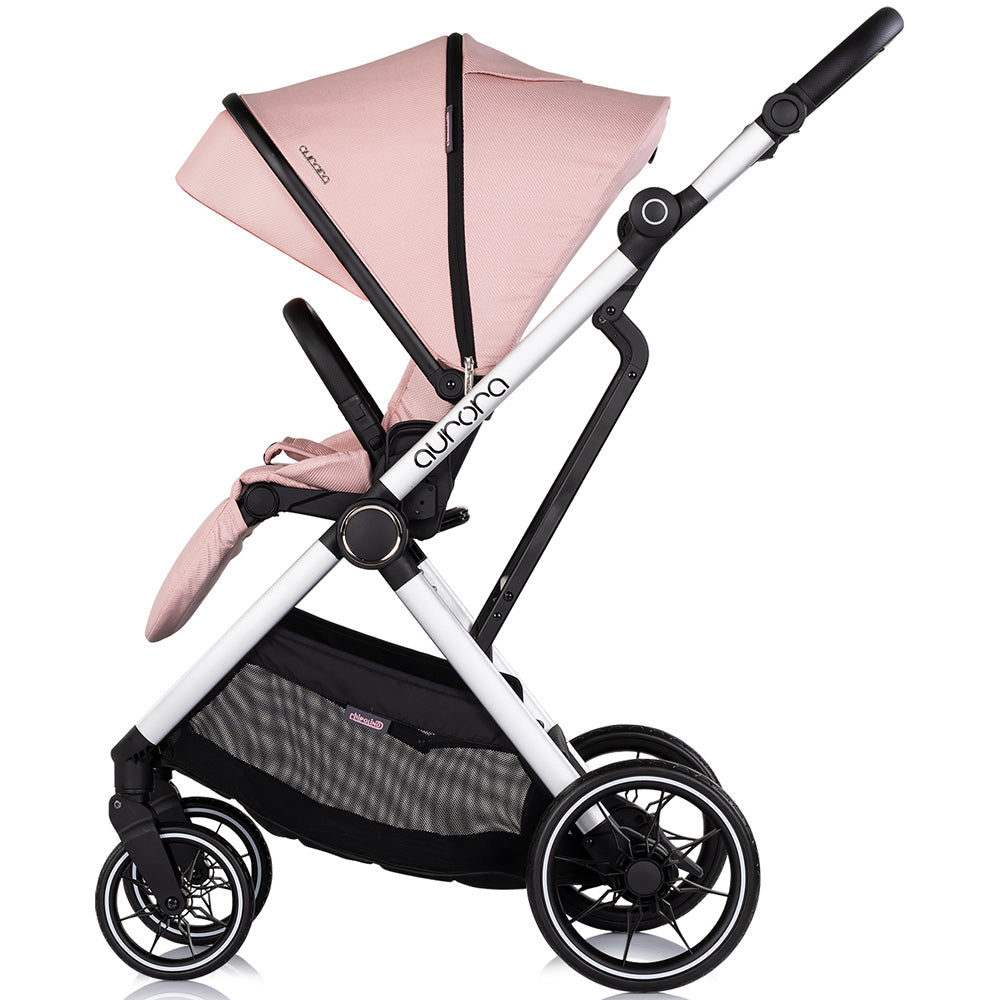 Carucior Chipolino Aurora 3 in 1 powder pink