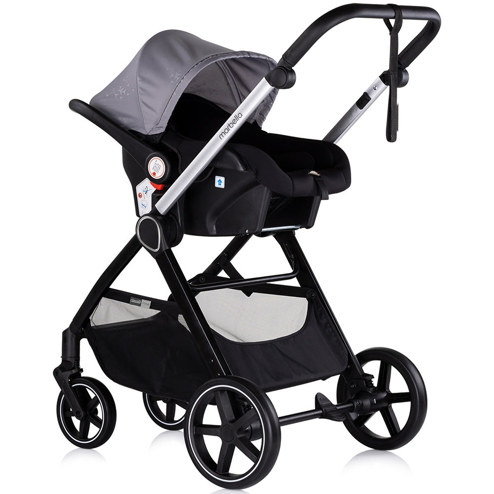 Carucior Chipolino Marbella 3 in 1 cloud grey