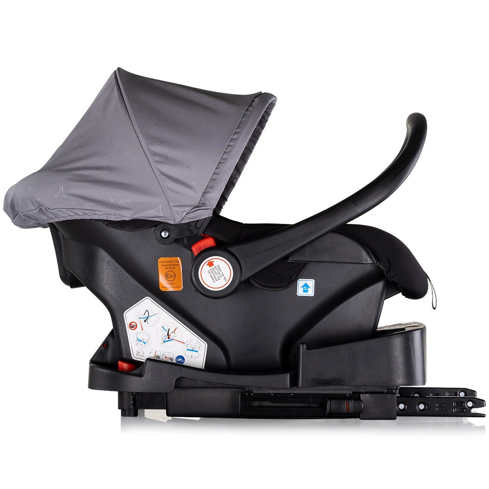 Carucior Chipolino Marbella 3 in 1 cloud grey