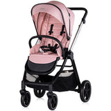 Carucior Chipolino Marbella 3 in 1 pink marshmallow