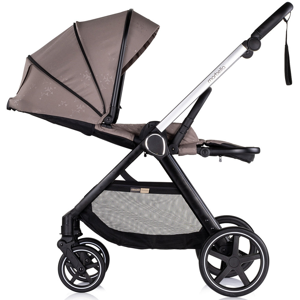 Carucior Chipolino Marbella 3 in 1 tiramisu