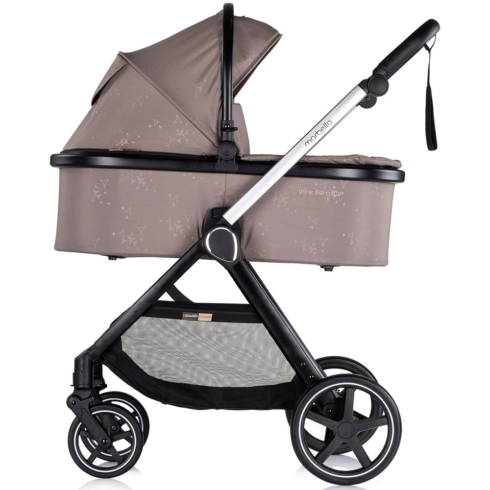 Carucior Chipolino Marbella 3 in 1 tiramisu