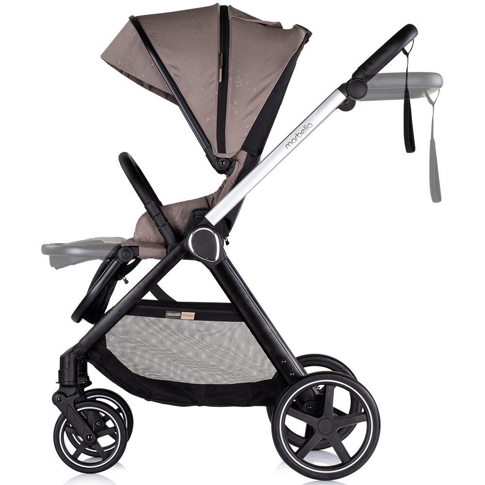 Carucior Chipolino Marbella 3 in 1 tiramisu
