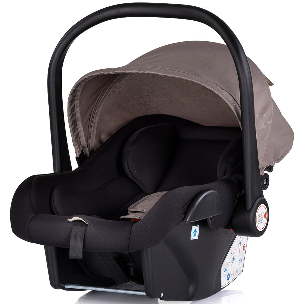 Carucior Chipolino Marbella 3 in 1 tiramisu