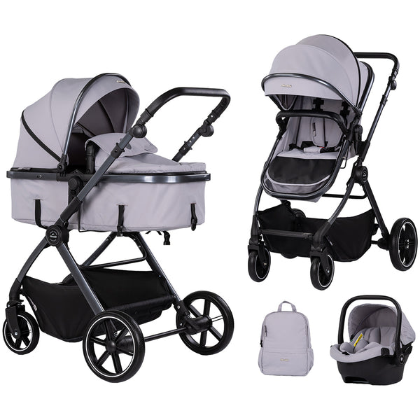 Carucior Chipolino Pearl 3 in 1 platinum