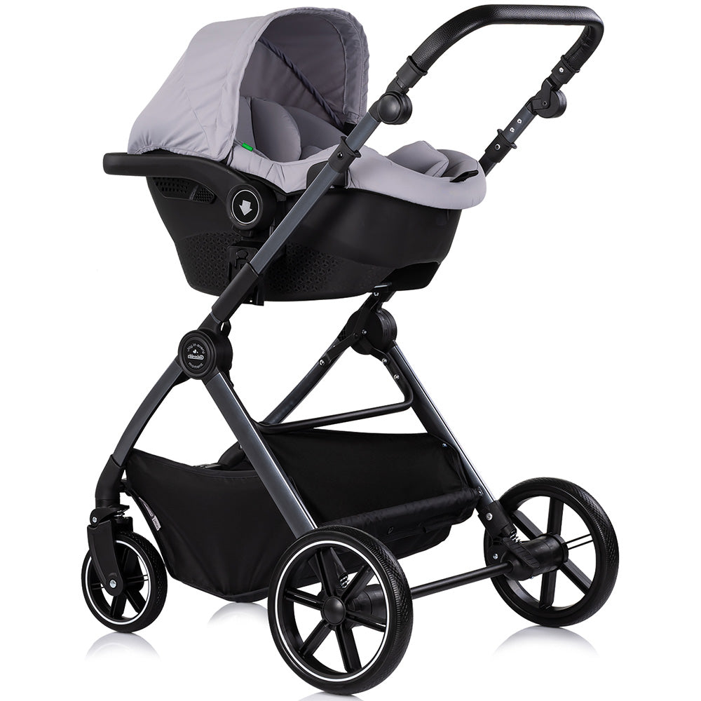 Carucior Chipolino Pearl 3 in 1 platinum