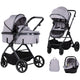 Carucior Chipolino Pearl 3 in 1 platinum