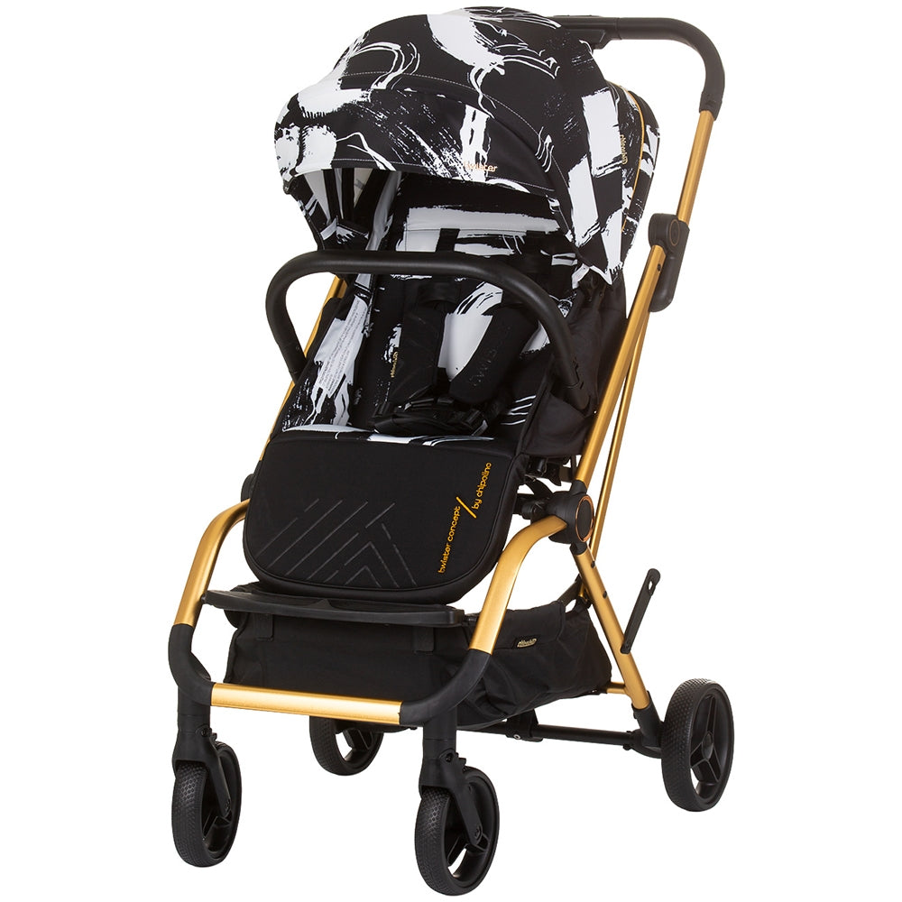 Carucior Chipolino Twister ink art cu sezut rotativ - gogobaby.ro