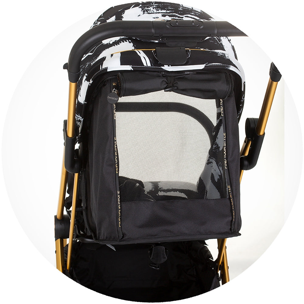 Carucior Chipolino Twister ink art cu sezut rotativ - gogobaby.ro