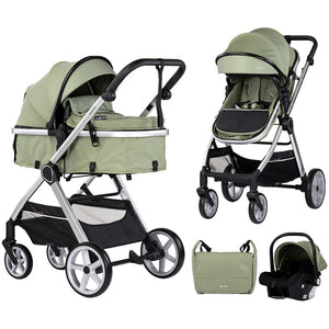 Carucior Chipolino Vista 3 in 1 basil