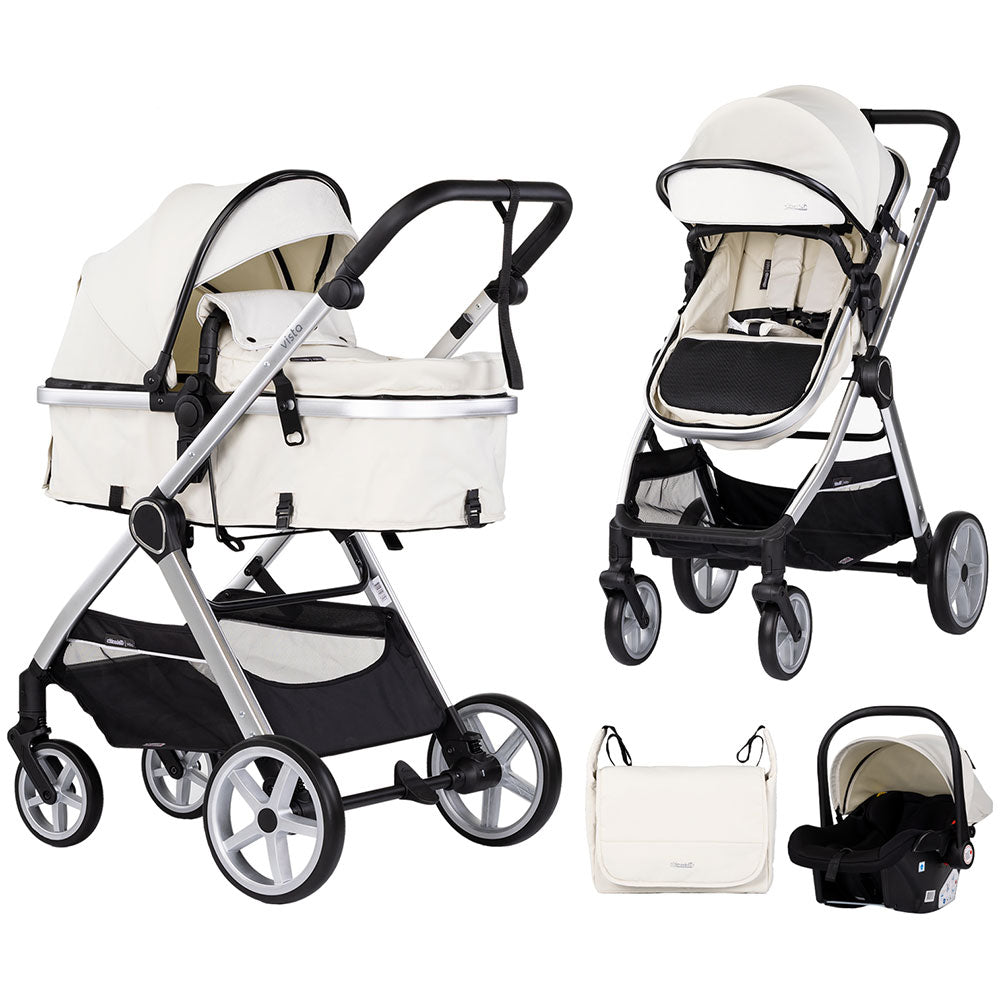 Carucior Chipolino Vista 3 in 1 biscotta