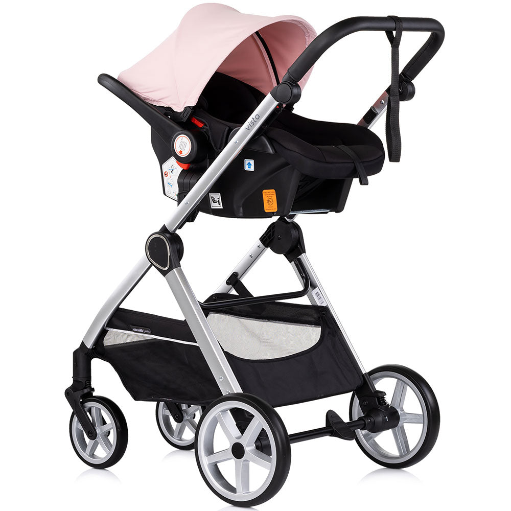 Carucior Chipolino Vista 3 in 1 pink marshmallow