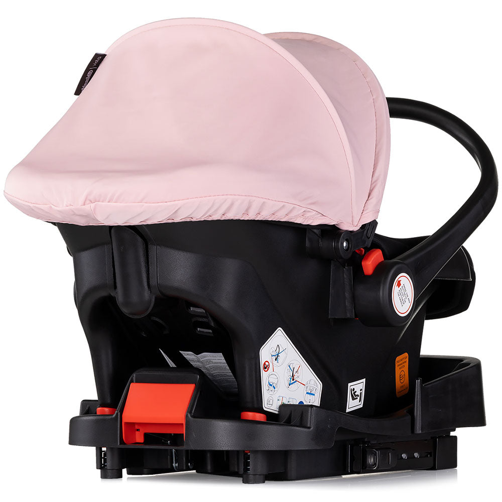 Carucior Chipolino Vista 3 in 1 pink marshmallow