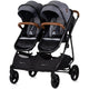 Carucior gemeni Chipolino Duo Smart 2 in 1 cloud