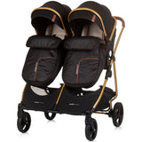 Carucior gemeni Chipolino Duo Smart 2 in 1 obsidian gold