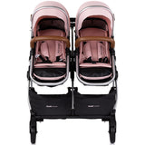 Carucior gemeni Chipolino Duo Smart 2 in 1 pink marshmallow