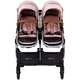 Carucior gemeni Chipolino Duo Smart 2 in 1 pink marshmallow