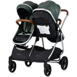 Carucior gemeni Chipolino Duo Smart 3 in 1 basil
