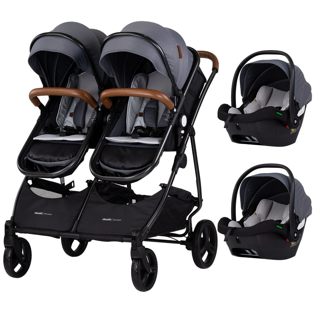 Carucior gemeni Chipolino Duo Smart 3 in 1 cloud