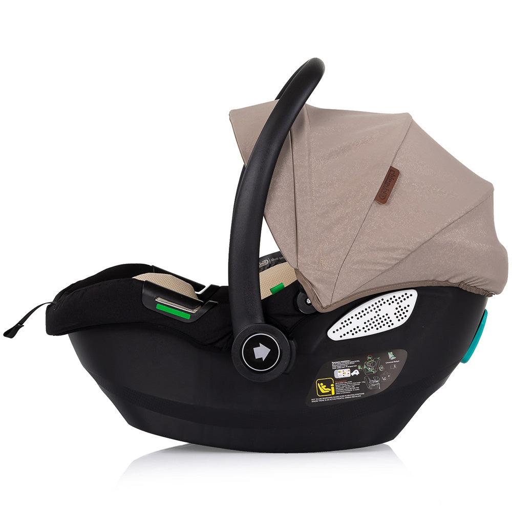 Carucior gemeni Chipolino Duo Smart 3 in 1 tiramisu