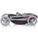 Carucior pentru papusi Chipolino Daisy grey pink linen