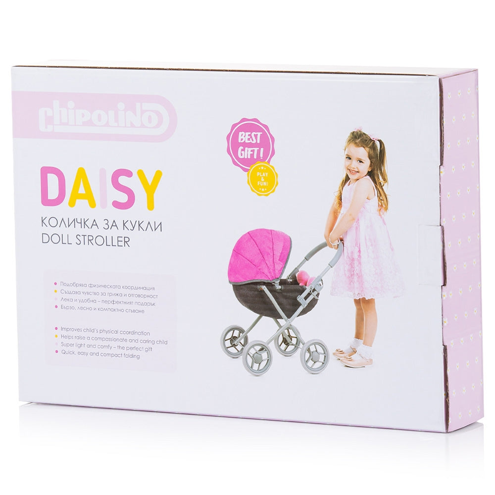 Carucior pentru papusi Chipolino Daisy hearts