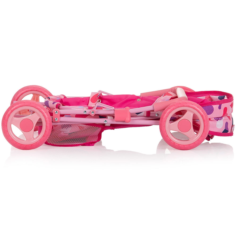 Carucior pentru papusi Chipolino Dora hearts