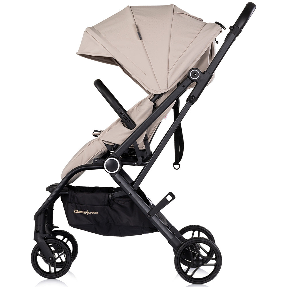 Carucior sport Chipolino Go Twist cu sezut rotativ latte