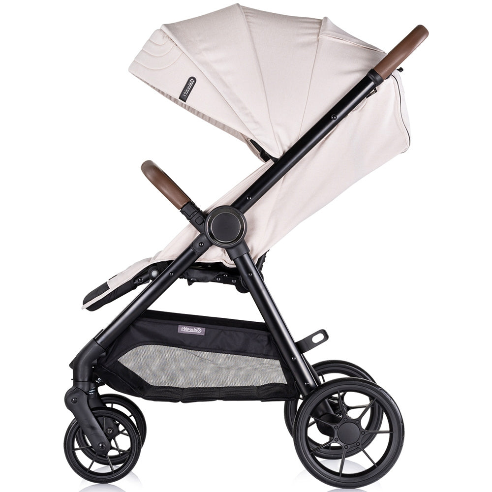 Carucior sport Chipolino Ultera cu husa picioare biscotta