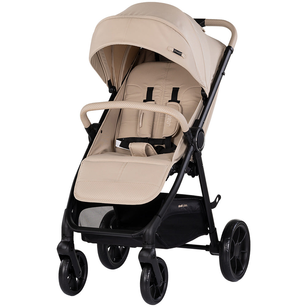 Carucior sport Chipolino Ultera cu husa picioare latte