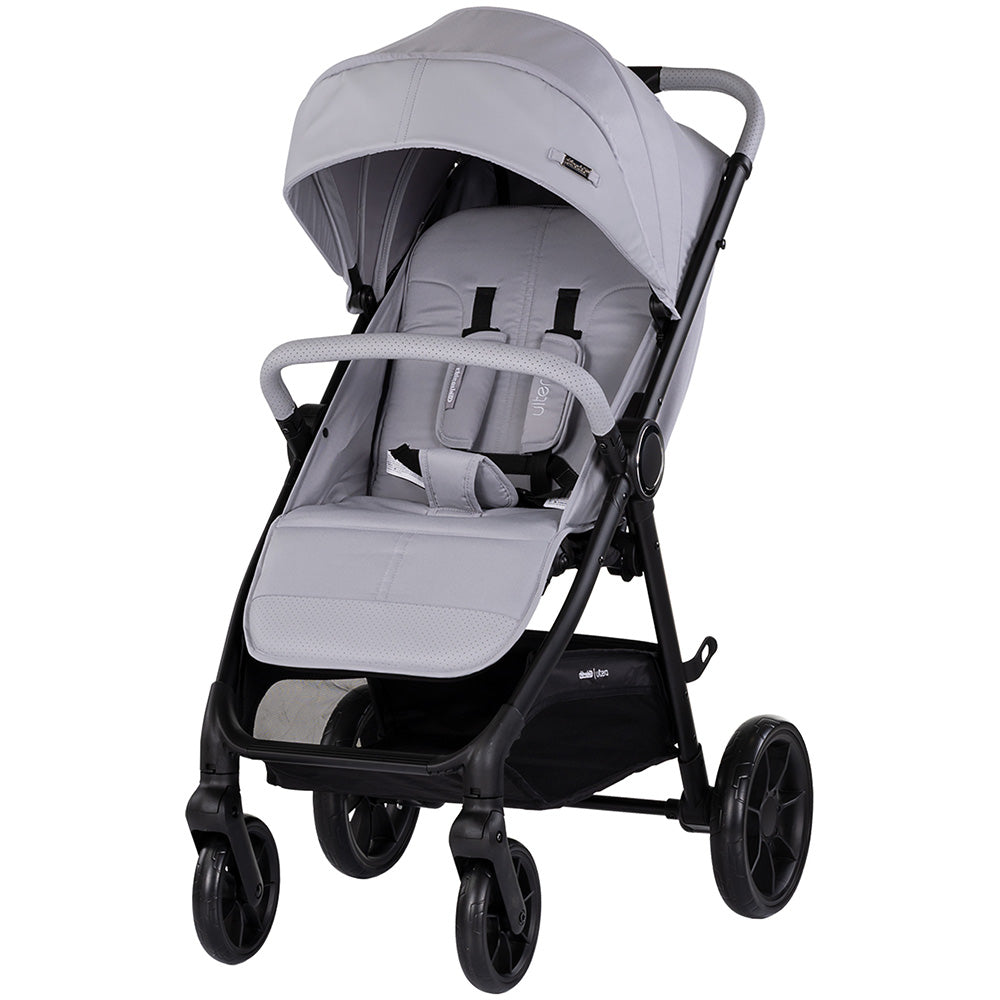 Carucior sport Chipolino Ultera cu husa picioare platinum