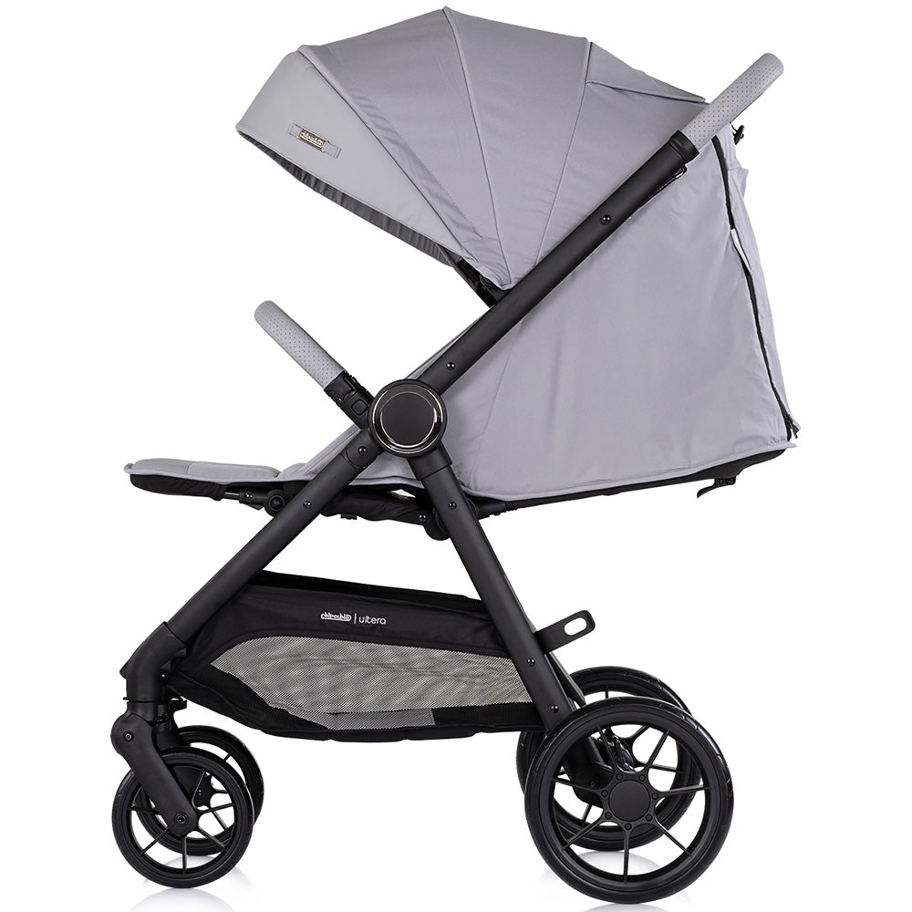 Carucior sport Chipolino Ultera cu husa picioare platinum
