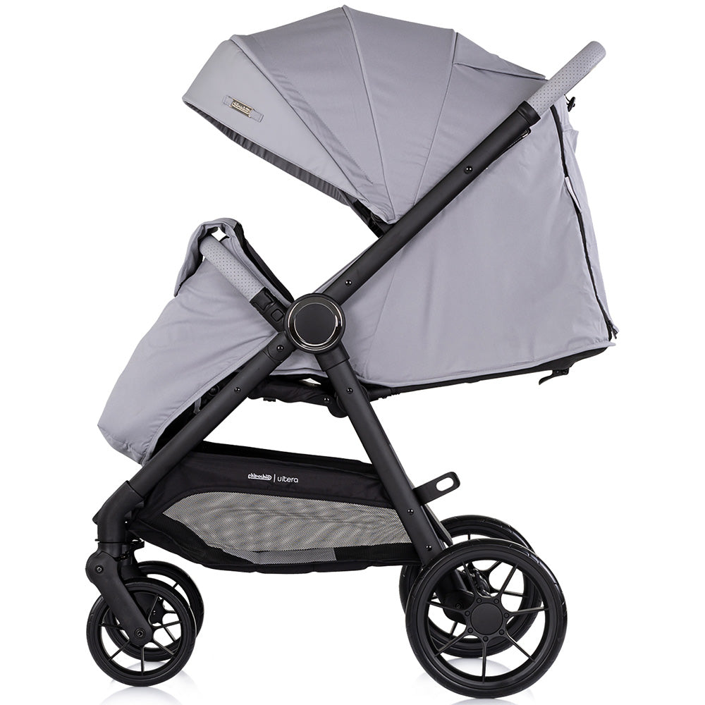 Carucior sport Chipolino Ultera cu husa picioare platinum