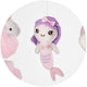 Carusel muzical pentru patut cu proiector Chipolino Mermaid
